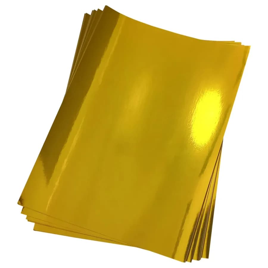 ADESIVO VINIL DOURADO - A4
