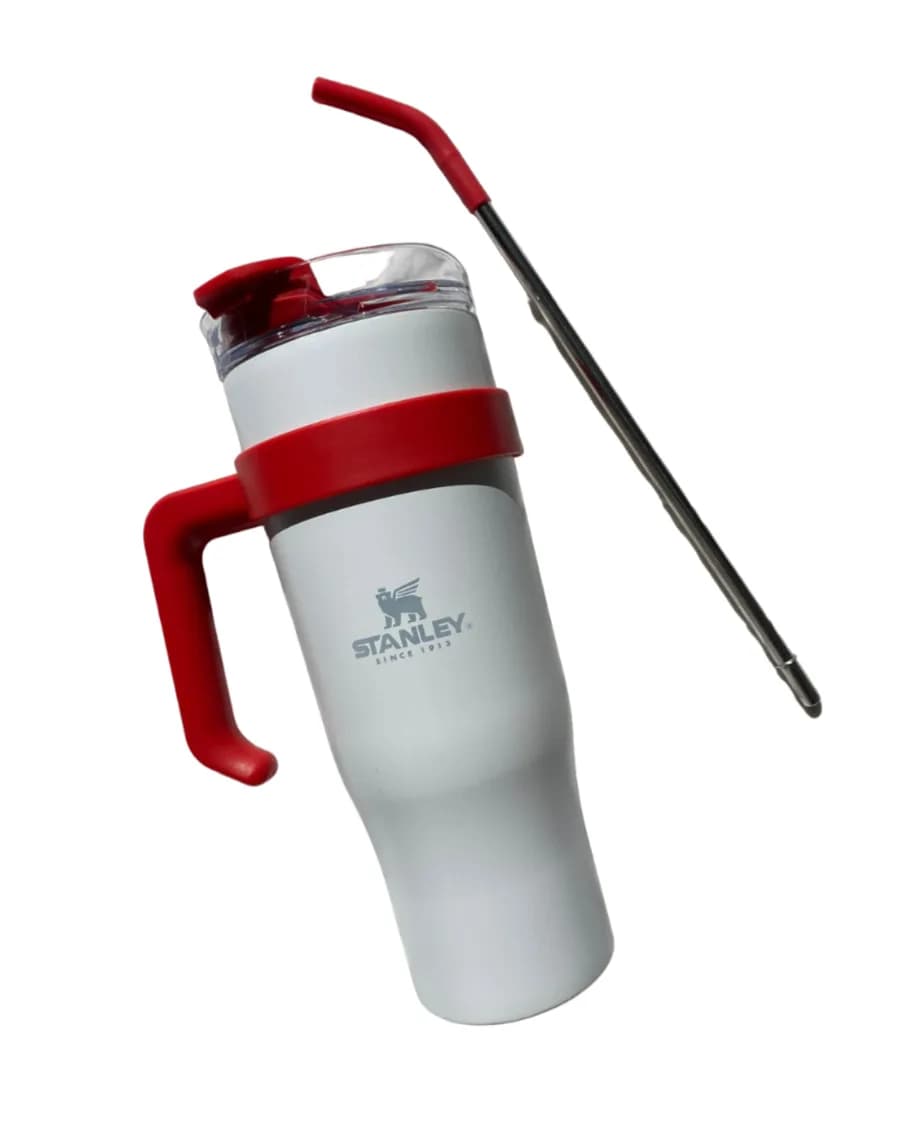 Copo Térmico Stanley - C/ Tampa e Canudo - 1200ml