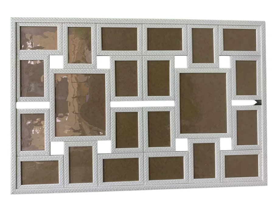 MOLDURA - MONTAGEM ACETATO 20 FOTOS 10X15CM E 2 FOTOS 20X25